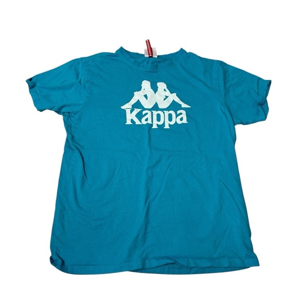 Kappa shirt Blue Short Sleeve Tee with Iconic Logo - Picture 2 of 7